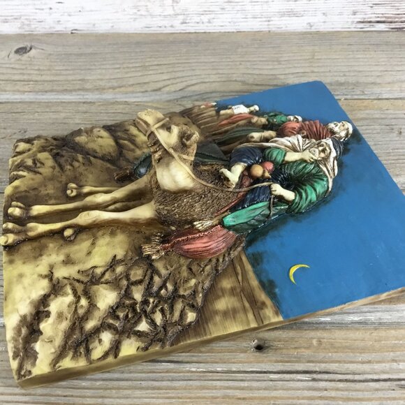 Vintage 3D Middle Eastern Camel Wall Plaque - Picture 7 of 9